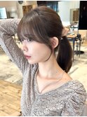＊20代30代40代◎小顔シースルー前髪顔まわりレイヤー後れ毛