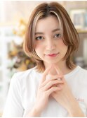 伸ばしかけ外国人風グラデーションカラーTb8川口20代30代40代