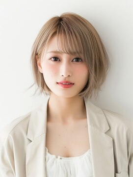 アイディアー スタジオコウベ(i-Dear studio Kobe) ショートミルクティーベージュ