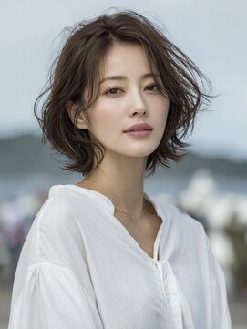 アルトリスト(Altruist Aging×HAIR&SPA) ★ダークアッシュ大人ガーリーボブ着物似合わせカット/髪質改善