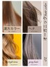 【お勧め】デザインカット+オーガニックカラー￥8800