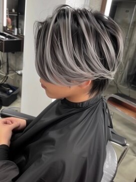 エイチ(H) バレイヤージュ/スペインカール/フェザーパーマ/ハイライト