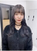 イメチェン/レッドブラウン/フルバング/似合わせカット/溝ノ口駅