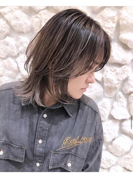 ヘアサロン エフ 渋谷(F) #ウルフレイヤー#ウルフ#ハイライト