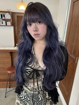 リヴ ウメダ(LIV umeda) ラベンダーブルー/ダブルカラー/ブルベカラー/ケアブリーチ