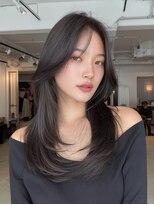 クレビア 名古屋(CreBiA)&nbsp;ハッシュカット/透明感グレージュ/レイヤー