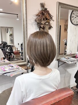 ヘアメイク アンフィ(amphi) 【白髪ぼかし】ミルクティーベージュ..~*＊.