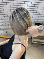 ラフ バイ マグ 南松本(R.A.F. by Mag)&nbsp;20代30代大人可愛い◎シャドールーツボブ×透明感グレージュ