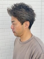 リオールバイニアウ(RE:ALL by Niau) メンズショートパーマニュアンスパーマソフトツイスト刈り上げ