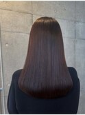 酸性ストレート ミディ前髪あり