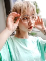 ギークス(GEEKS)&nbsp;【GEEKS渋谷】ホワイトブリーチ/抜きっぱなしブロンド/ウルフ/冬