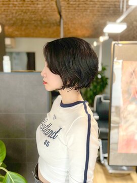 クラフト バイトウキョウ(KRAFT. by TOKYO) パーマスタイルのミニボブ/ウェーブパーマ