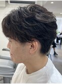 フェザーパーマ/ニュアンスパーマ/韓国マッシュ/錦糸町駅/men's