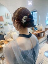 モト 船橋(moto)&nbsp;ヘアセット/お呼ばれアレンジ/ロングヘア/韓国/船橋/京成船橋