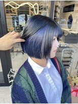 髪屋 紬 【Sera】ブルーカラー/ネイビーカラー/ダブルカラー/ブリーチ