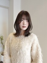 イル 天神大名店(ill)&nbsp;大人ミディアムヘア/オリーブベージュ