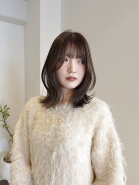 イル 天神大名店(ill) 大人ミディアムヘア/オリーブベージュ