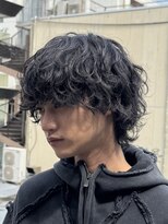 レタッチ バイ フィフス 天神大名(RETOUCH by fifth)&nbsp;天神大名メンズパーマ波巻きパーマプードルパーマッシュウルフ