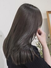 アリー 原宿 表参道(ALLY)&nbsp;ALLY濱田　髪質改善ブリーチなしカラーシアーグレージュ7トーン