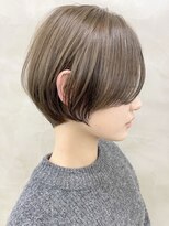 スー 自由が丘(suu) マッシュショート前髪長めハンサムショート黒髪ショート襟足短め