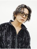 ツイストスパイラル+センターパート+刈上げなし