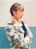 ハンサムショート/丸みショートボブ/20代30代40代50代/顔周り
