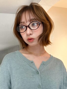 サイン 渋谷(SIGN) 韓国ヘアハッシュカットレイヤーカットブリーチ無し韓国ボブ渋谷