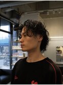 MEN’S/ニュアンスパーマ/ニュアンスウルフ/表参道駅