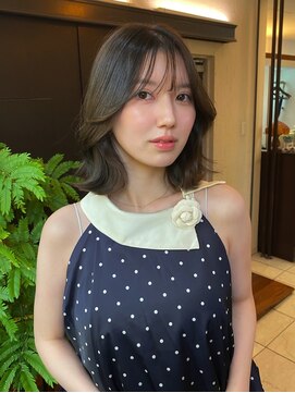 ナナナ パレナ 宝塚店(nanana parena) 透明感くびれミディアム・顔まわりレイヤー新ミネラル美髪