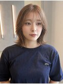 ミルクティーベージュ×外はねボブ！