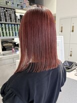 ログ(log)&nbsp;ニュアンスパーマ　髪質改善カラー　顔まわり　レイヤー　艶髪