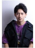 【難波/心斎橋】黒髪アップバングスパイキーショート20代