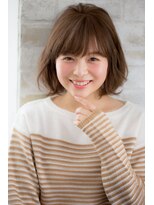 ジョエミバイアンアミ(joemi by Un ami)&nbsp;(joemi)フィッシュボーンハニーヘアエフォートレス斜めバング