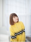 小顔効果☆重めショート
