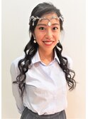 文化祭んヘアセット