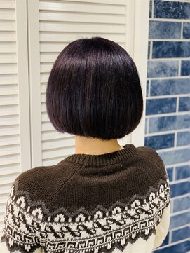 エイト 沖縄豊崎店(EIGHT toyosaki) 【EIGHT 豊崎】お客様スタイル_3Dカラーダークパープル