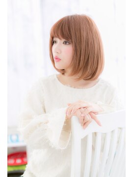 ヘアアンドビューティー ミック(Hair & Beauty miq) 甘めカラー♪ピュアツヤ♪ボブa