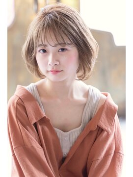 シエナ 渋谷(Siena) siena   レイヤーボブ×キャラメルベージュ