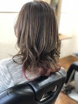 アイフラット 稲沢(I-FLAT)&nbsp;ゆるふわスタイル/インナカラーカシスピンク