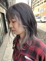 ラグヘアーワークス(LAG HAIR WORKS)&nbsp;インナーカラー・グレー