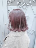 [ブリーチ無しＷカラー]韓流プノンピンク