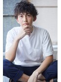 【men’s salon dot. Tokyo】キレイめ無造作ゆるウェーブ