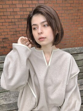 ディアローグ 瑞江南口店 大人ナチュラルボブ ツヤ感 簡単スタイリング