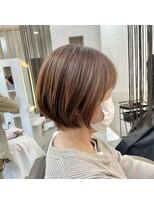 フゥカ 類家店(fuka)&nbsp;八戸 ショートボブ 丸み 20代 30代 40代 50代 60代