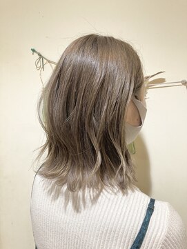 ネオリーブカップ 町田店(Neolive capu) スモーキーグレージュ×ボブ