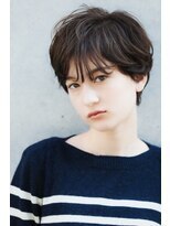 クシュ 所沢東口店(kusyu...)&nbsp;メンズライク×前髪パーマ×フレンチカジュアル×グレーベージュ