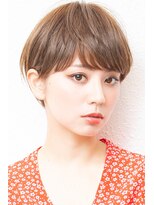 モニカ 西宮北口(Monica)&nbsp;前下がりボブ・  内巻きワンカール・  ボブショート・暗髪