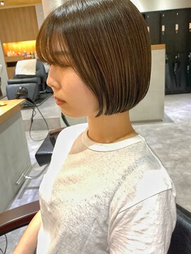 サロンドミルク 新百合ヶ丘店(salon de MiLK) 《お客様スタイル 五月女》お洒落感アップ、コンパクトボブ