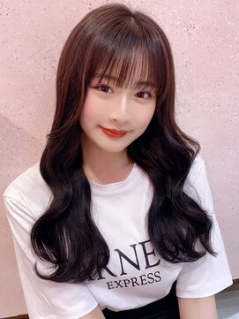 ラルムバイシー 新宿(LARME by Sea) 韓国前髪顔周り×フェミニン【新宿/髪質改善】