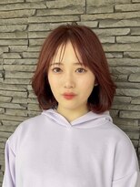 ハイバレーヘアーメゾン(HIGH VALLEY HAIRMAISON)&nbsp;タッセルボブ　ピンク　ラベンダー　ショートボブ　外ハネボブ